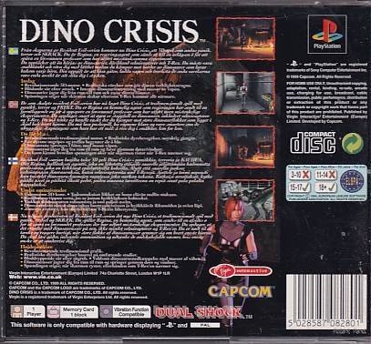Dino Crisis - PlayStation 1 (B Grade) (Genbrug)